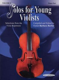 Vorderes Coverbild Solos for Young Violists - Viola Part and Piano Accompaniment, Volume 5