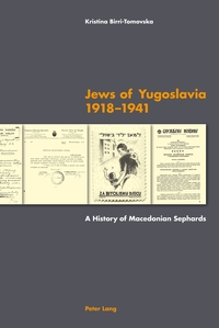 Vorderes Coverbild Jews of Yugoslavia 1918 –1941
