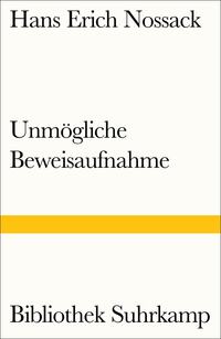 Vorderes Coverbild Unmögliche Beweisaufnahme