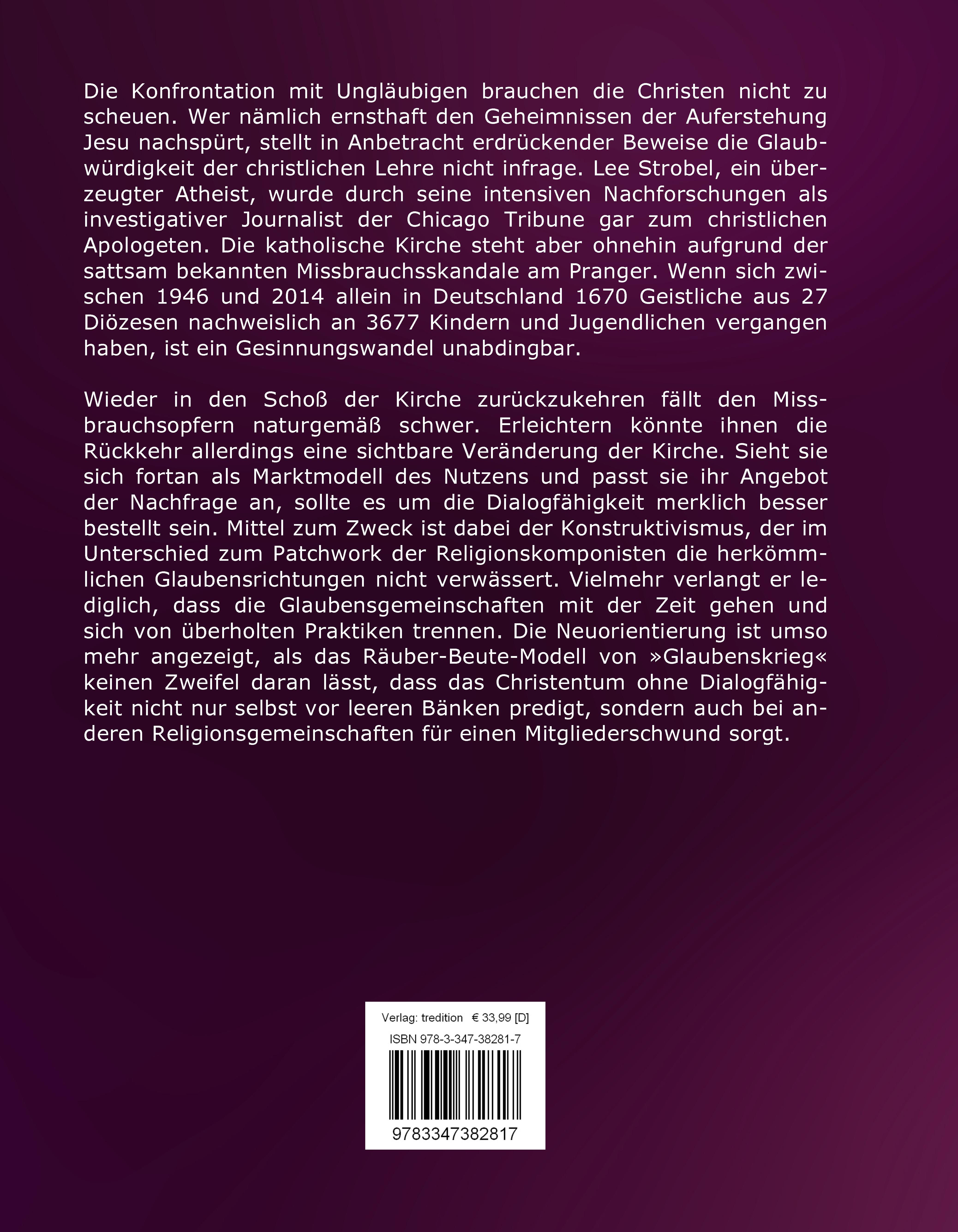 Rückseitencover Glaubenskrieg