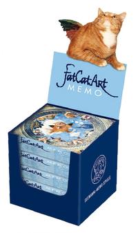 Vorderes Coverbild Fat Cat Art. Memo. 5 Spiele im Verkaufsdisplay