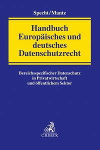 Vorderes Coverbild Handbuch Europäisches und deutsches Datenschutzrecht