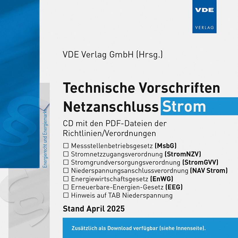 Anderes Coverbild Technische Vorschriften Netzanschluss Strom