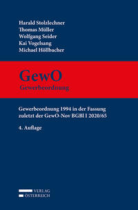 Vorderes Coverbild GewO Gewerbeordnung