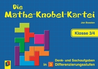 Vorderes Coverbild Die Mathe-Knobel-Kartei – Klasse 3/4