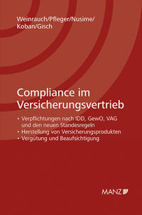 Vorderes Coverbild Compliance im Versicherungsvertrieb