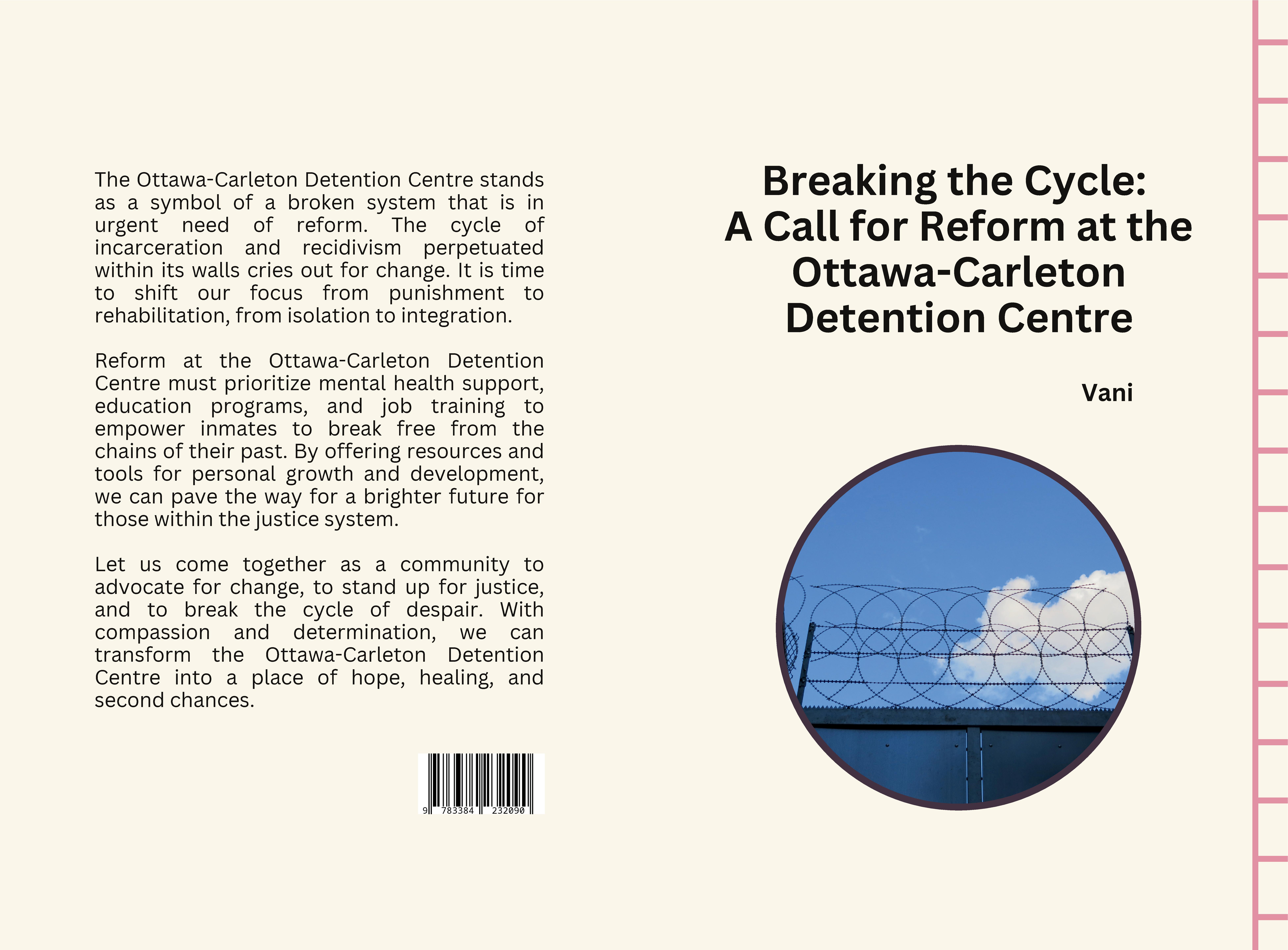 Gesamtes Coverbild Breaking the Cycle: A Call for Reform at the Ottawa-Carleton Detention Centre