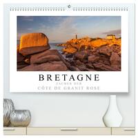 Vorderes Coverbild Bretagne - Zauber der Côte de Granit Rose (hochwertiger Premium Wandkalender 2025 DIN A2 quer), Kunstdruck in Hochglanz