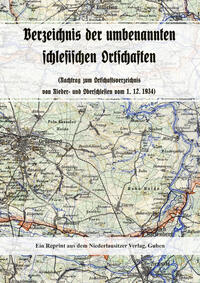 Vorderes Coverbild Verzeichnis der umbenannten schlesischen Ortschaften