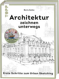 Vorderes Coverbild Architektur zeichnen unterwegs