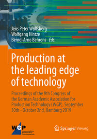 Vorderes Coverbild Production at the leading edge of technology
