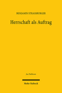 Vorderes Coverbild Herrschaft als Auftrag