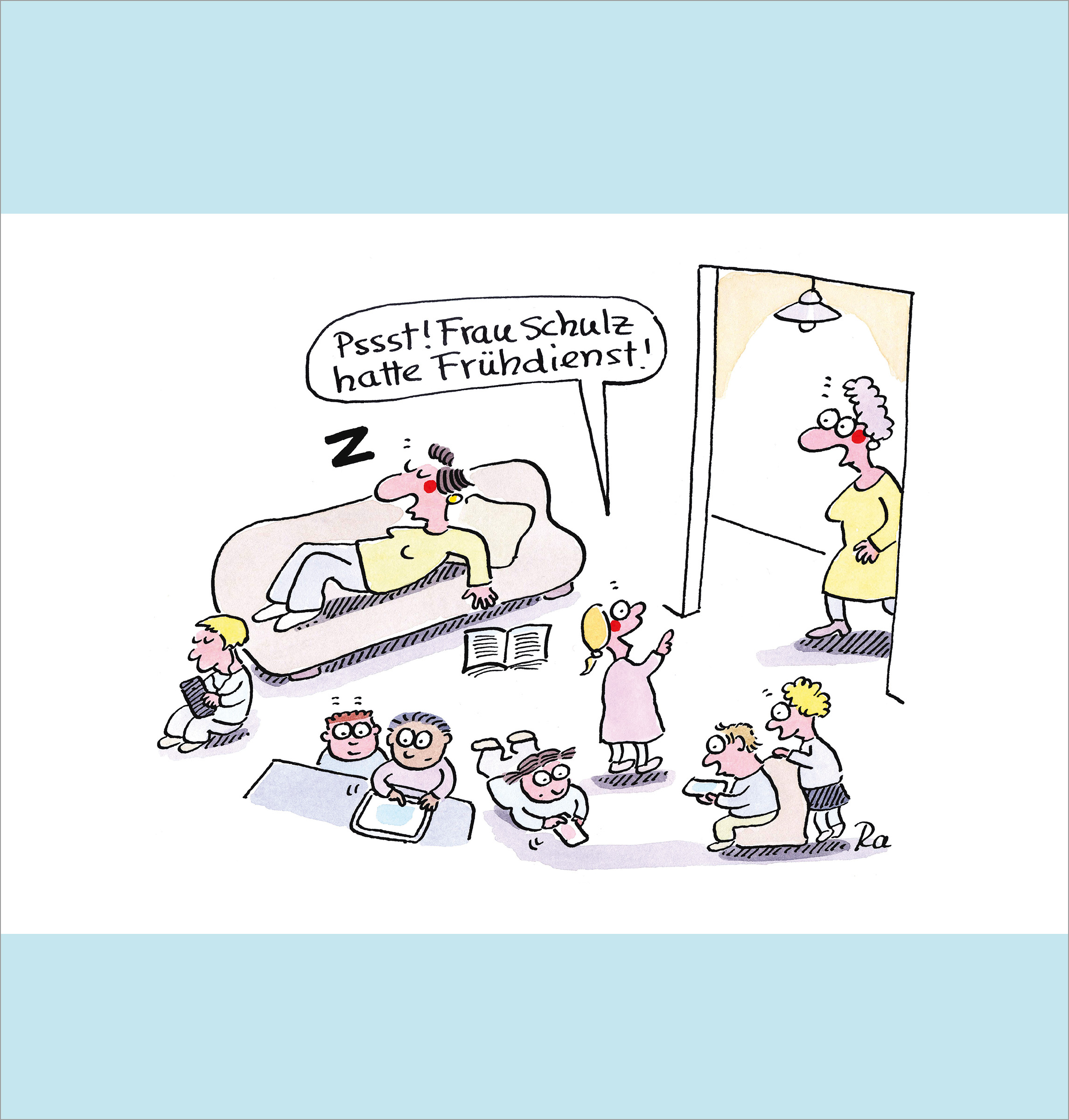 Beispielinhalt (Bild) Hort-Cartoons