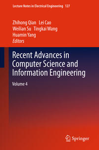 Vorderes Coverbild Recent Advances in Computer Science and Information Engineering
