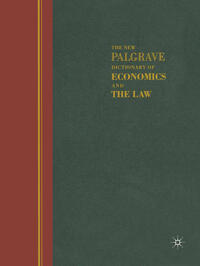 Vorderes Coverbild The New Palgrave Dictionary of Economics and the Law