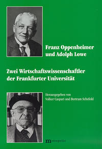 Vorderes Coverbild Franz Oppenheimer und Adolph Lowe