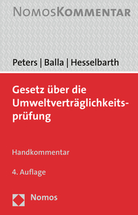 Vorderes Coverbild Gesetz über die Umweltverträglichkeitsprüfung