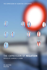 Vorderes Coverbild The Expression of Negation