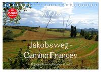 Vorderes Coverbild Jakobsweg - Camino Frances (Tischkalender 2025 DIN A5 quer), CALVENDO Monatskalender