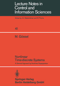 Vorderes Coverbild Nonlinear Time-discrete Systems