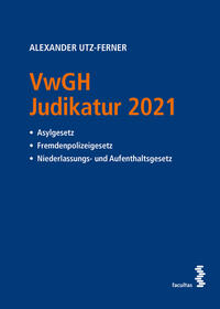 Vorderes Coverbild VwGH Judikatur 2021