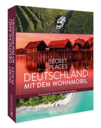 Vorderes Coverbild Secret Places Deutschland mit dem Wohnmobil
