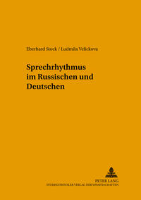 Vorderes Coverbild Sprechrhythmus im Russischen und Deutschen
