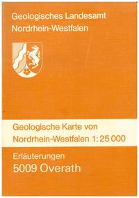 Vorderes Coverbild Geologische Karten von Nordrhein-Westfalen 1:25000 / Overath