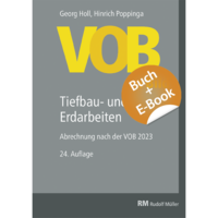 Vorderes Coverbild VOB im Bild – Tiefbau- und Erdarbeiten - mit E-Book