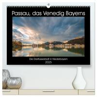 Vorderes Coverbild Passau, das Venedig Bayerns (hochwertiger Premium Wandkalender 2025 DIN A2 quer), Kunstdruck in Hochglanz
