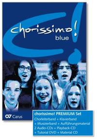 Vorderes Coverbild Chorissimo! blue. Schulchorbuch für gleiche Stimmen