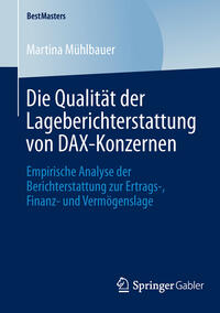 Vorderes Coverbild Die Qualität der Lageberichterstattung von DAX-Konzernen
