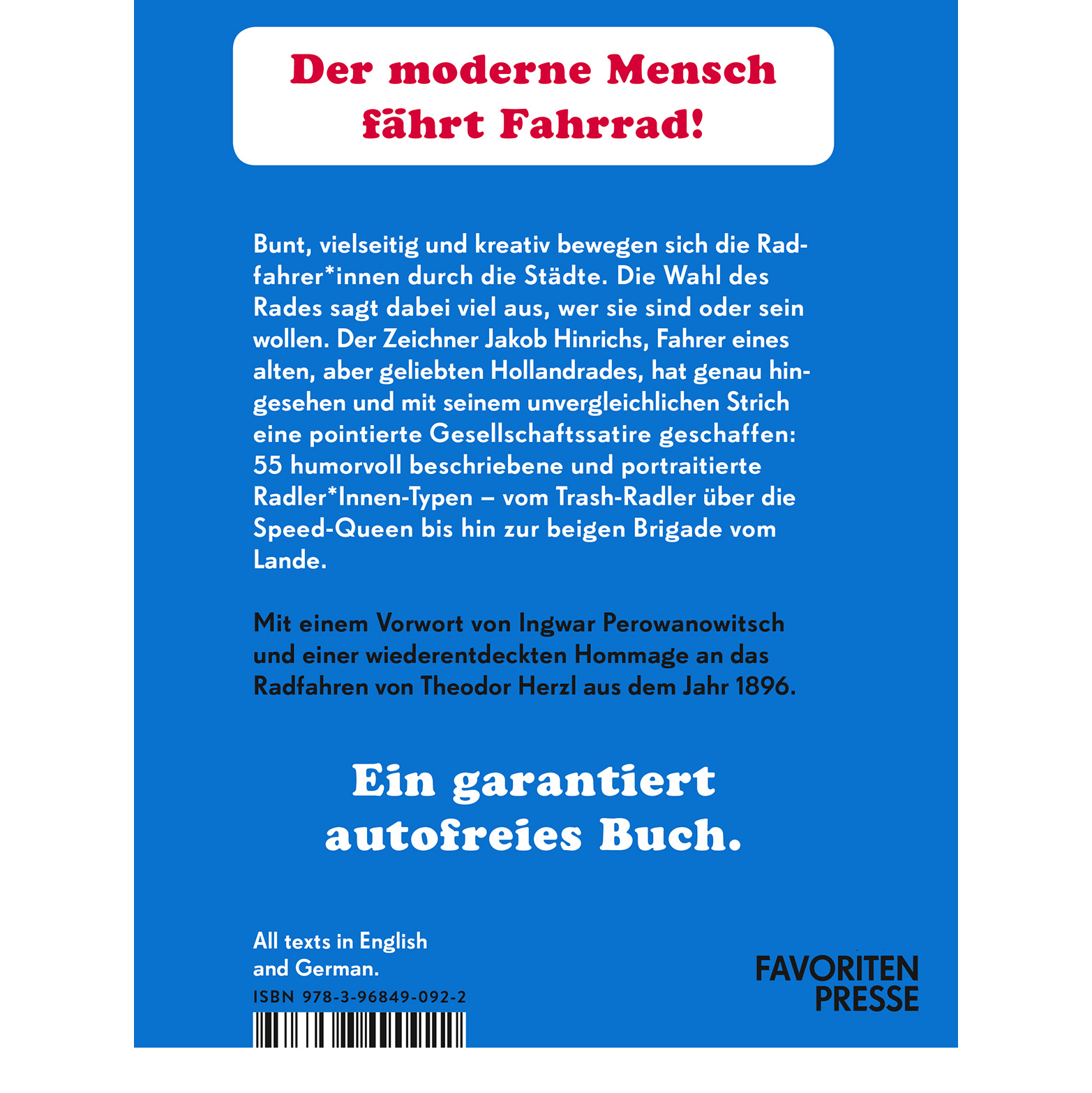 Rückseitencover Modern Cyclists