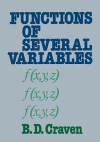 Vorderes Coverbild Functions of several variables