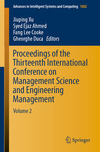 Vorderes Coverbild Proceedings of the Thirteenth International Conference on Management Science and Engineering Management