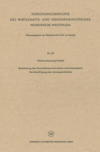 Vorderes Coverbild Bestimmung des Faserabbaues bei Leinen unter besonderer Berücksichtigung der Leinengarnbleiche
