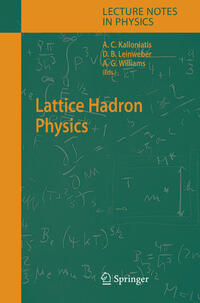Vorderes Coverbild Lattice Hadron Physics