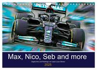 Vorderes Coverbild Max, Nico, Seb and more (Wandkalender 2025 DIN A4 quer), CALVENDO Monatskalender