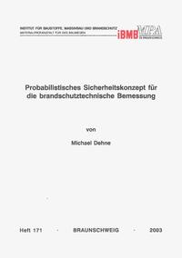 Vorderes Coverbild Probabilistisches Sicherheitskonzept für die brandschutztechnische Bemessung
