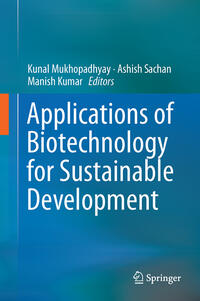 Vorderes Coverbild Applications of Biotechnology for Sustainable Development