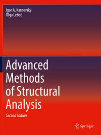 Vorderes Coverbild Advanced Methods of Structural Analysis
