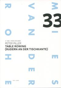Vorderes Coverbild Peter Piller: Table Rowing (Rudern an der Tischkante)