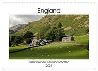 Vorderes Coverbild England - Faszinierende Kulturlandschaften (Wandkalender 2025 DIN A2 quer), CALVENDO Monatskalender
