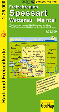 Vorderes Coverbild Spessart, Wetterau, Maintal Rad- und Freizeitkarte