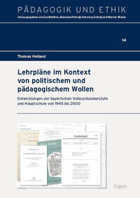 Vorderes Coverbild Lehrpläne im Kontext von politischem und pädagogischem Wollen