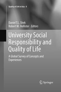 Vorderes Coverbild University Social Responsibility and Quality of Life