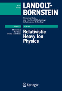 Vorderes Coverbild Relativistic Heavy Ion Physics
