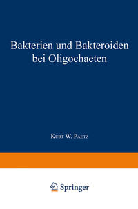 Vorderes Coverbild Bakterien und Bakteroiden bei Oligochaeten
