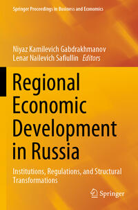 Vorderes Coverbild Regional Economic Development in Russia
