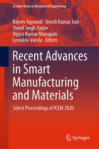 Vorderes Coverbild Recent Advances in Smart Manufacturing and Materials